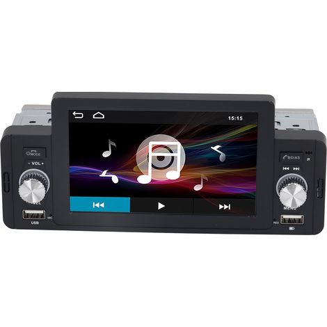 Lecteur MP5 Voiture Bluetooth Monodiffusion 5 Pouces HD - Connexion Téléphone Mobile, 12-14.4V, Multifonction SWM160 (1/5)