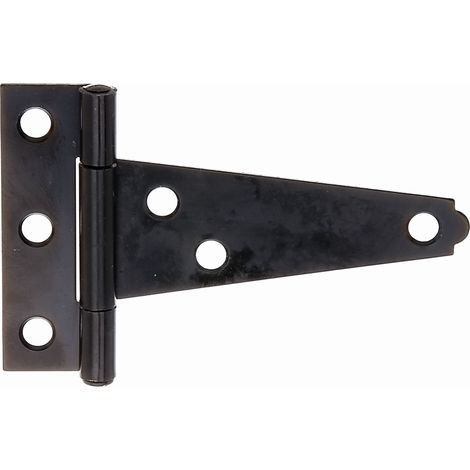 Charnières de malle – 75 mm – en acier laqué noir – set de 25 pièces avec goupille rivetée et trous fraisés – Marque Alberts (1/2)