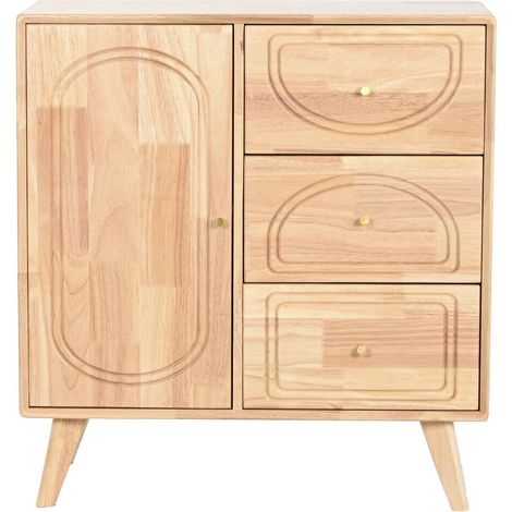 Buffet Rubberwood Ratan 73,5X35X78 Natural (1/5)