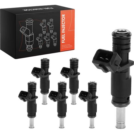 Iniettore, lunghezza 75,8 mm, compatibile con modelli di veicoli di lusso, 2 contatti di connessione, iniezione a corpo farfallato, tipo di carburante: benzina (1/5)