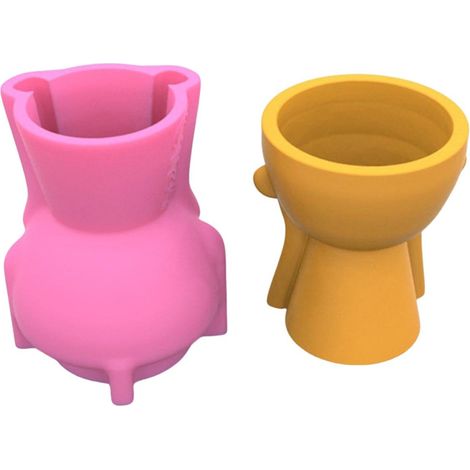 Pot en silicone portepinceau pot de fleurs artisanat (1/5)
