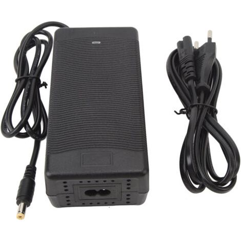 Chargeur de batterie pour vélo électrique 54,6 V 2 A, connecteur CC 5,5 x 2,1 mm, adaptateur secteur pour scooter électrique, prise UE, CA 100 à 240 V
