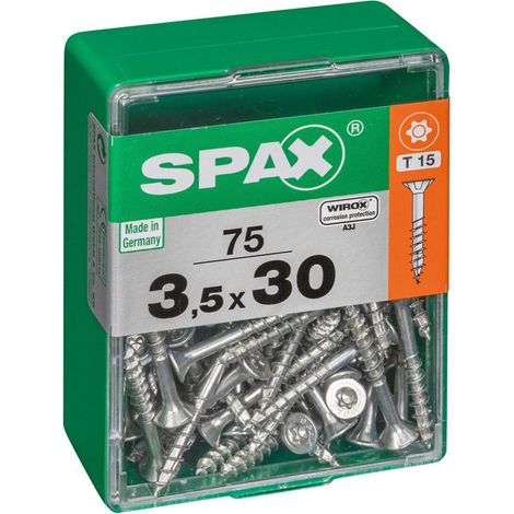 Spax 3,5x30 Universal Senkkopf T-STAR plus TGW WIROX A9J 3,5x30 M (1/4)