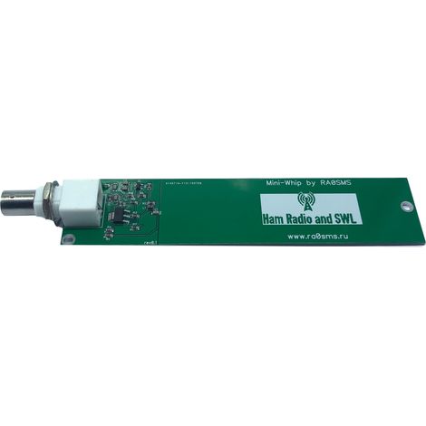 The active antenna mini-Whip 10kHz-30MHz active antenna SDR uses electronic components. (1/3)
