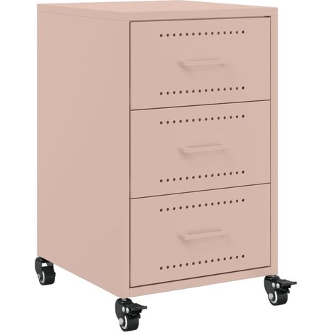 Maison Exclusive - Nachttisch Rosa 36x39x59 cm Stahl