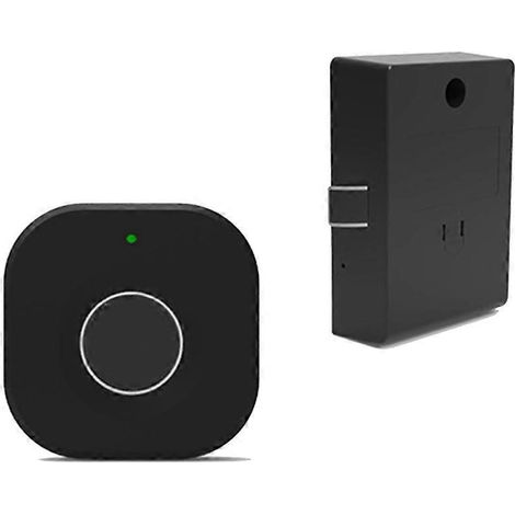 Serrure biométrique intelligente à empreinte digitale pour tiroir caché, verrouillage électronique, protection de sécurité sans clé pour bureau/domicile (1/4)