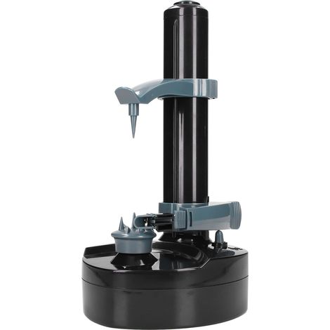 Multifunktionales elektrisches Messer für Obst und Gemüse, automatischer Küchenschäler, schwarz (Batterie nicht enthalten) (1/5)