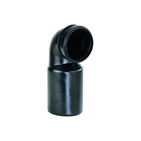 Dallmer Wand-WC-Bogen 88, 90 Grad, DN 90x90, Länge 210mm, PE-HD, 320087 (1/2)
