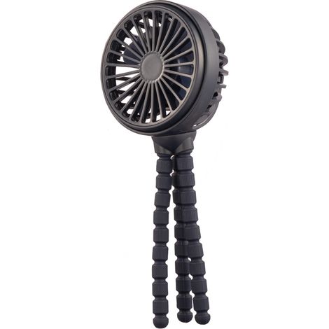 tragbarer Ventilator F1012 mit Halterung und All-in-One-Griff, geräuschloser 1200-mAh-Akku (Upgrade-Gebühr erforderlich), Marineblau (Upgrade-Gebühr)