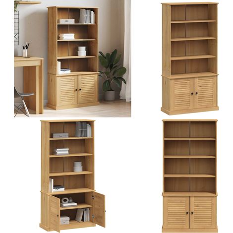 Librería VIGO madera maciza de pino 85x35x170 cm - Estantería de pino - Estantería de madera maciza