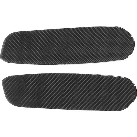 Ensemble de 2 baguettes de garniture de porte en fibre de carbone pour les montants de porte avant, compatible avec RAV4 2015–2019 (1/5)