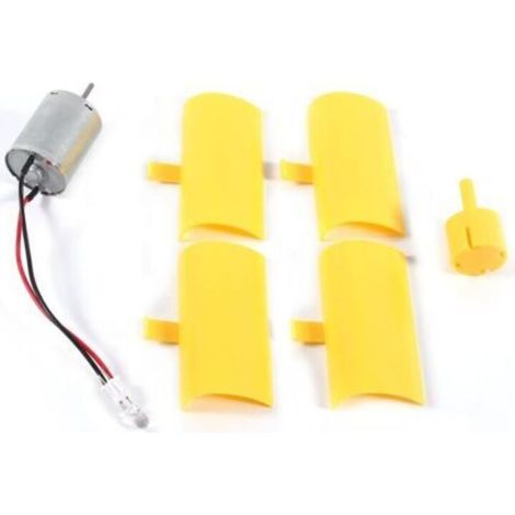 Éolienne Verticale électricité Micro éoliennes Verticales Kit Petit Générateur de Pales de Moteur pour Bricolage (1/4)