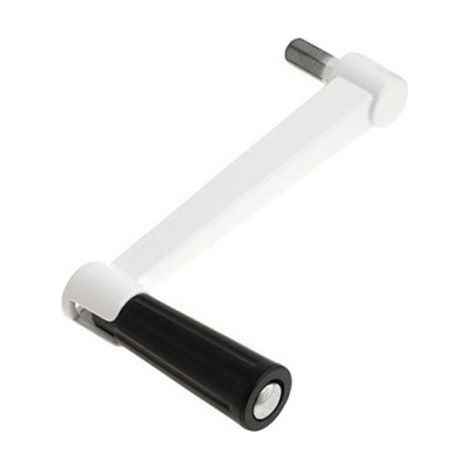 Weiße Jalousiekurbel Sechskant 9mm 70090018
