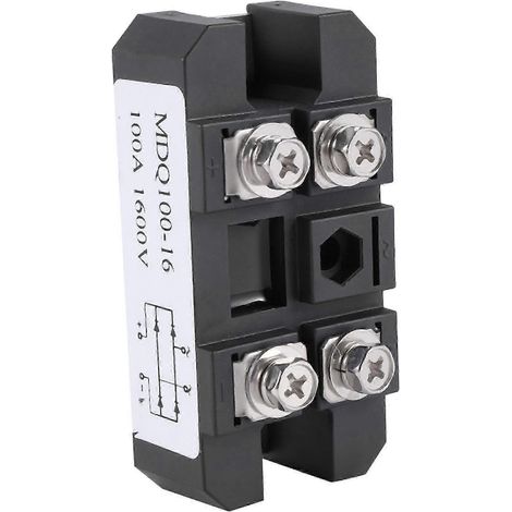 Redresseur monophasé à pont de diodes MDQ 100A-1600V noir, 100 A, 1600 V (1/5)