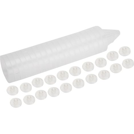 Entonnoir en plastique pour Aquarium, 20 pièces, ver rouge, fuite, tasse d'alimentation, mangeoire avec alimentation par aspiration (1/5)