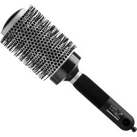 EUROSTIL Spazzola termica con El Manico de Gomma de 53 mm - 200 g