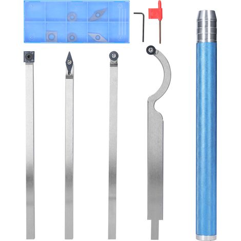 Eosnow 12 Teile/satz Hohe Härte Metall Drehmaschine Drehwerkzeug Kit Langweilig Bar Halter Set für Verarbeitung Stahl Teile Handheld Holzbearbeitung