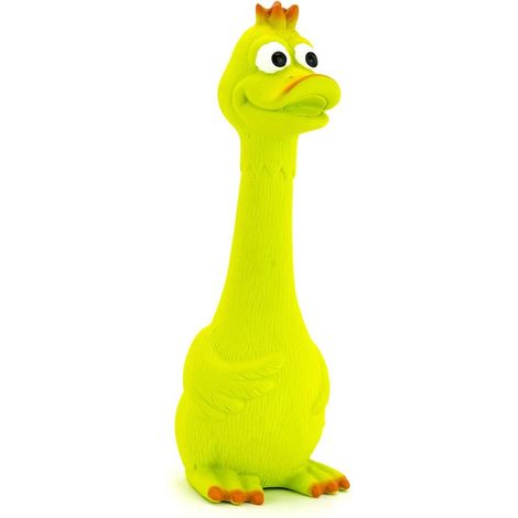 Gioco per cani anatra sonora verde 19,5 cm