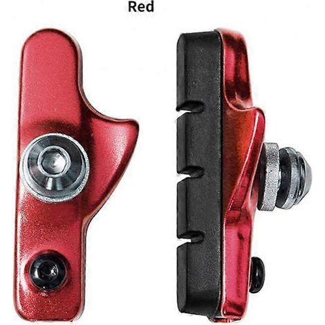 Les plaquettes/patins de frein pour vélos de route en fibre de carbone et alliage d'aluminium conviennent aux jantes, aux étriers et aux freins de type C. (1/5)