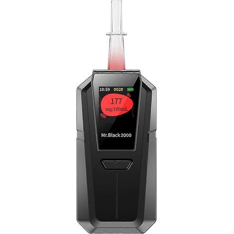 éthylotest portable à affichage numérique avec embout buccal, pour usage personnel. (1/5)