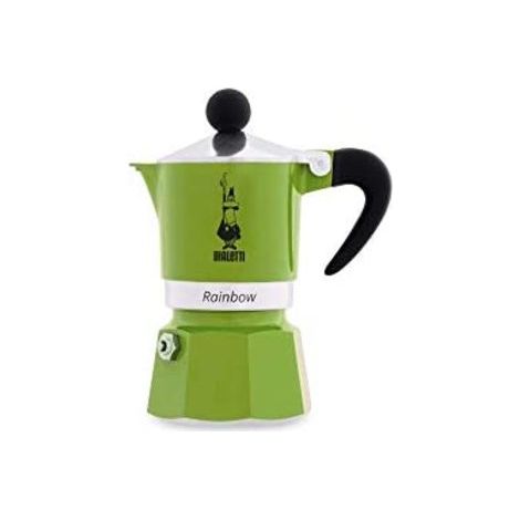 Bialetti Cafetière Italienne verte 60 ml compacte (1/3)