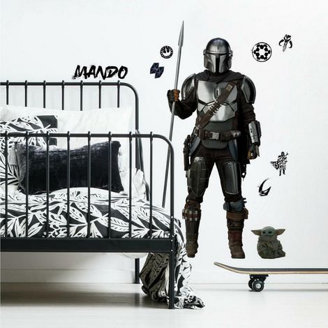 Sticker Mural Géant Beskar The Mandalorian Star Wars (1/5)