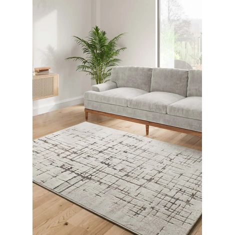 ATTICGO Tapis moderne CERES 01 Crème / Marron 133x190 cm (1/5)