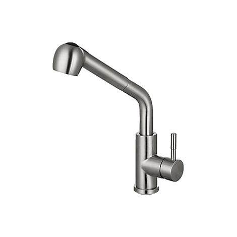 Rubinetto da cucina con doccetta estraibile e design girevole, modello 04001NB (1/2)