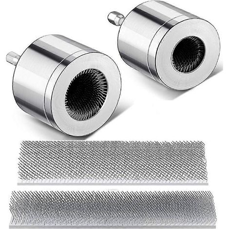 Lot de 2 nettoyeurs de tuyaux en cuivre avec 2 brosses remplaçables, compatibles avec une alimentation électrique. (1/5)