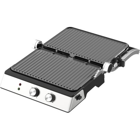 Melchioni Bistecchiera Burgerone 34 Con Piastre Removibili Da 34x23cm