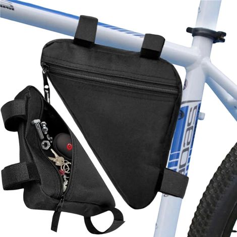 Sacoche Triangle de Cadre pour Vélo - Sac de Rangement Étanche pour VTT