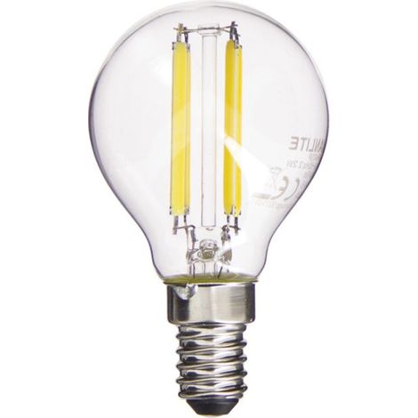 Ampoule à filament LED P45, culot E14, 2,2W (eq. 40W), 470 lumens, Blanc chaud, Classe A (1/5)