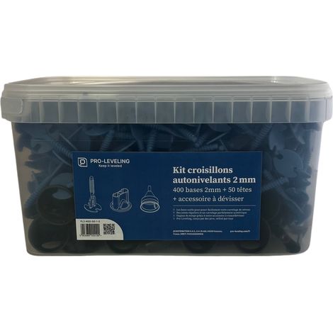 Kit seau croisillons autonivelants 2mm Pro-Leveling