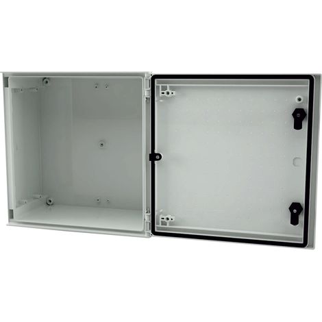 Coffret mural RS PRO en Fibre de verre renforcé en polyester Gris clair RAL 7035, IP66 ( Prix pour 1 )