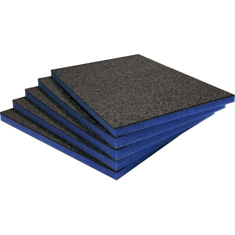 Lot de 5 Mousse, 600x420x30mm, Découpe facile, Polyéthylène, Boîte à outils (1/4)