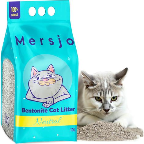 Arena para gatos de bentonita NEUTRAL 10 l