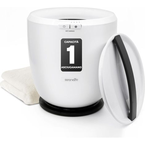 SereneLife Scaldasalviette Elettrico Bagno Secchiello con profumazione, Autospegnimento, 12L, 500W, Scaldasalviette per Asciugamano, Coperta, Accappatoio (1/5)