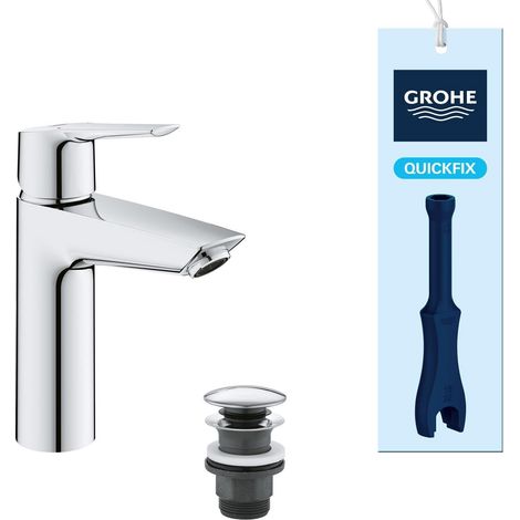 Rubinetto per bagno, cromato, per lavabo, misura M (1/5)
