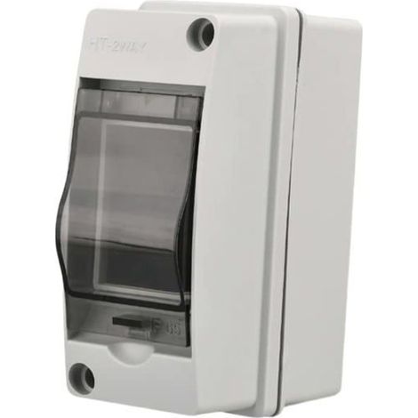 Boîtier électrique étanche à 2 voies IP65 ABS+PC ignifugé Couvercle transparent (1/5)