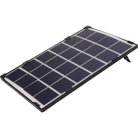 Ortviai Panneau Solaire Portable 6 W 5 V pour Téléphone, Camping et Vélo – Poly-silicium Haute Efficacité (1/5)