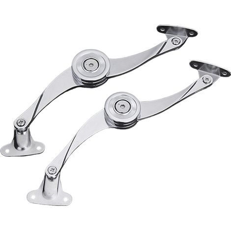 Lot de 2 charnières à fermeture douce pour porte de commode ou d'armoire. Charnières pliables faciles à installer. (1/5)