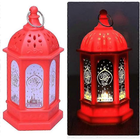 Lámpara de mesa decorativa LED electrónica para el Festival de Linternas de Ramadán, Lámpara de noche LED para Eid Mubarak para decoración del hogar estilo2 (1/5)