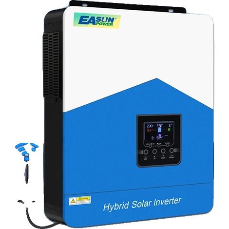 Onduleur Solaire Hybride EASUN, 6,2KW de Puissance, Wi-Fi Intégré (1/2)