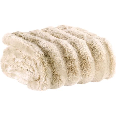 VIVARAISE - Édredon Astrid Vivaraise - 100% Polyester, Naturel, 85 x 200 cm (1/4)