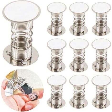 50pièces Ressort pour Tableau de Bord de Voiture Base à Ressort Adhésive pour Figurine Oscillante Support Décoratif pour Intérieur Automobile (1/5)