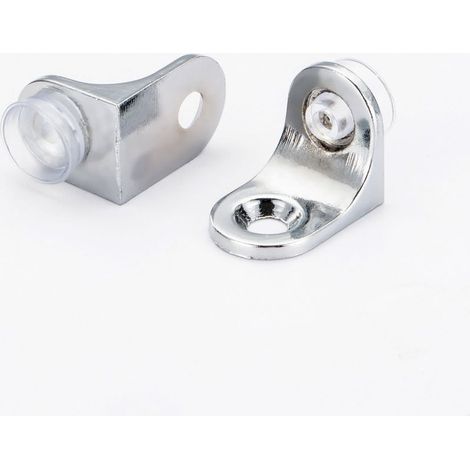 Support d'étagère invisible en alliage de zinc pour verre – 12 pièces avec ventouses amovibles – Résistance à la corrosion et à la rouille (1/5)