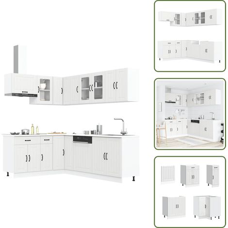 Ensemble d'armoires de cuisine 11 pcs Lucca bois d'ingénierie - Ensemble D'armoires De Cuisine - Ensemble D'armoires De Cuisine - Ensemble D'armoires - Armoire De Cuisine (1/5)