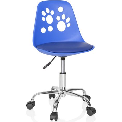 Chaise haute / fauteuil pivotant FANCY I blue hjh OFFICE (1/5)