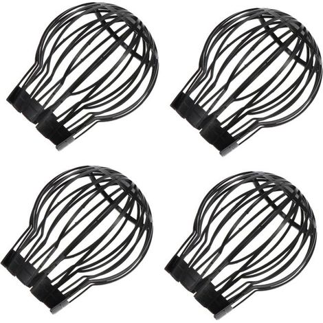 Un ensemble de 4 grilles anti-obstruction, adaptées aux siphons de sol, aux gouttières et aux couvercles d'évier en plastique.