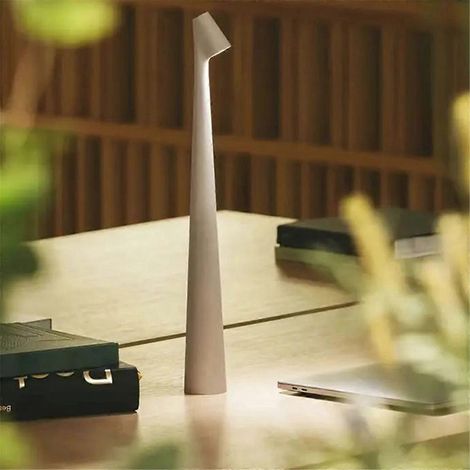 Wiederaufladbare LED-Tischleuchte mit Induktionssensor, Lernlampe, schwarz (1/5)